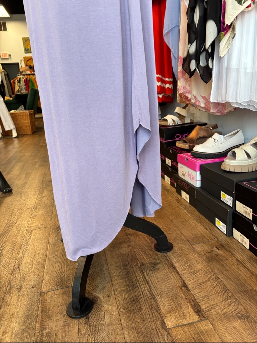 Double Zero Lilac Halter Maxi Dress - Picture 4 of 6
